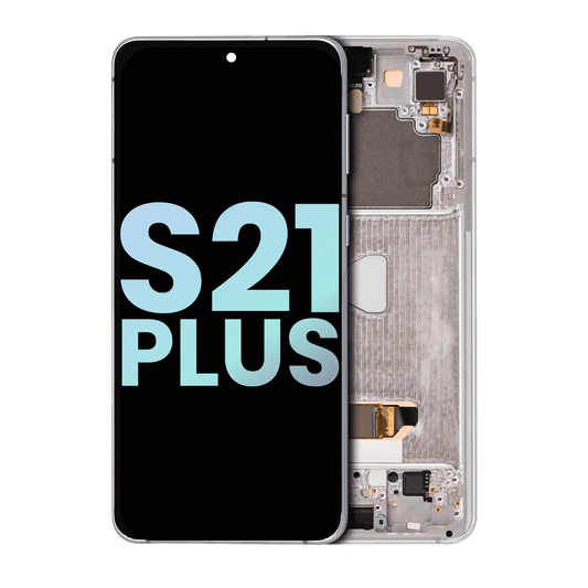 OLED Assembly With Frame For Samsung Galaxy S21 Plus 5G (Service Pack) (Phantom Silver)