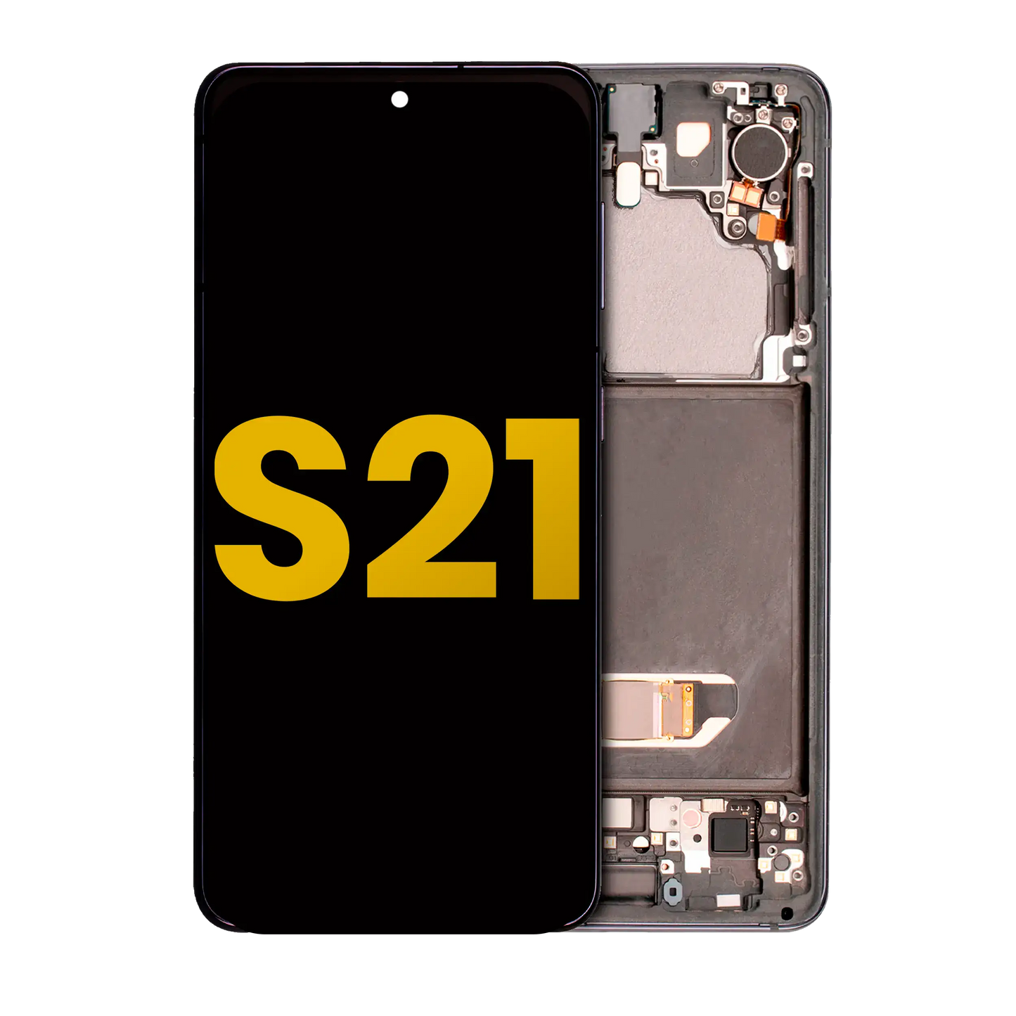 OLED Assembly With Frame For Samsung Galaxy S21 5G (Refurbished) (Phantom Gray)