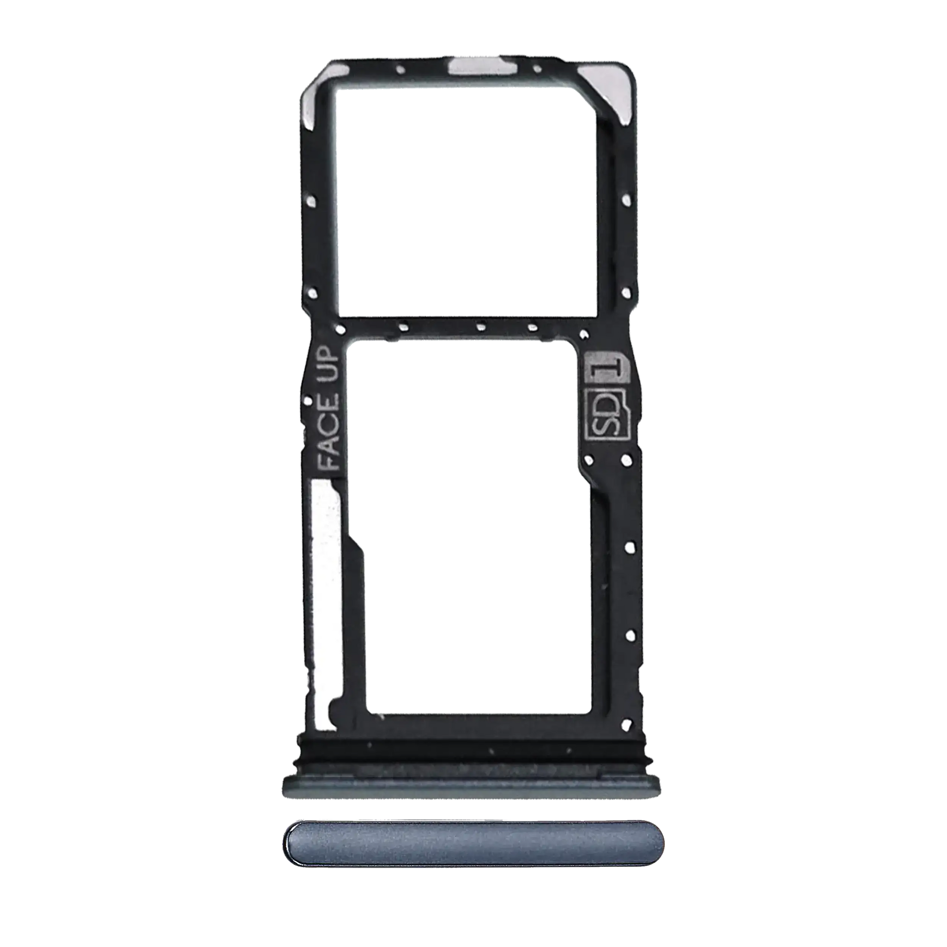 Single Sim Card Tray For Motorola Moto G Power 5G (XT2515 / 2025) (Genuine OEM) (Slate Gray) replacement part SKU 107082113523 image 1