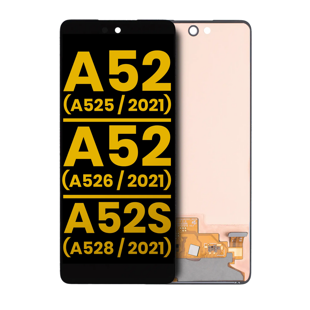OLED Assembly Without Frame For Samsung Galaxy A52 4G (A525 / 2021) / 5G (A526 / 2021) / A52S 5G (A528 / 2021) (Refurbished) (All Colors) - product image 1