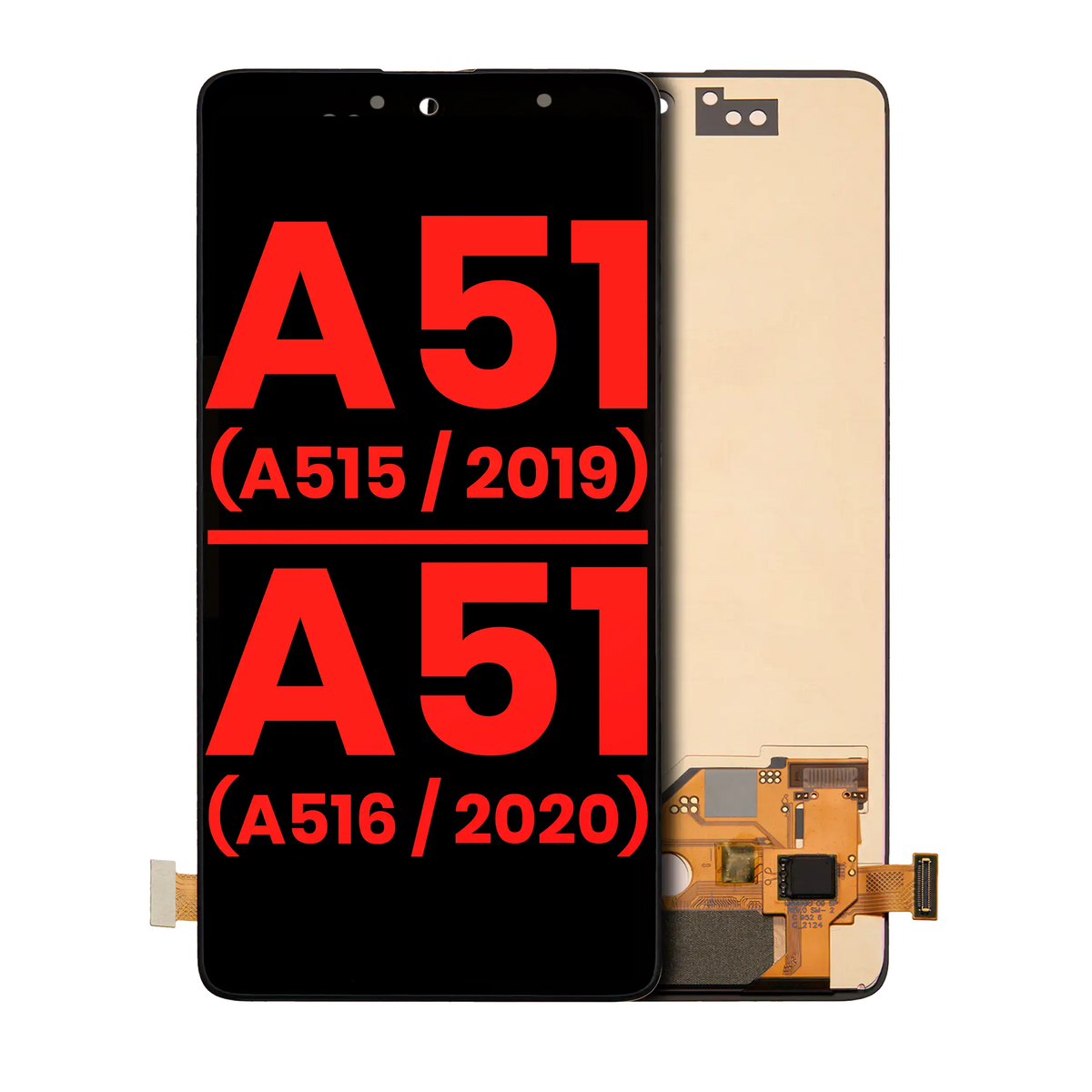 OLED Assembly Without Frame For Samsung Galaxy A51 4G (A515 / 2019) / 5G (A516 / 2020) (Aftermarket Plus) (All Colors) - product image 1