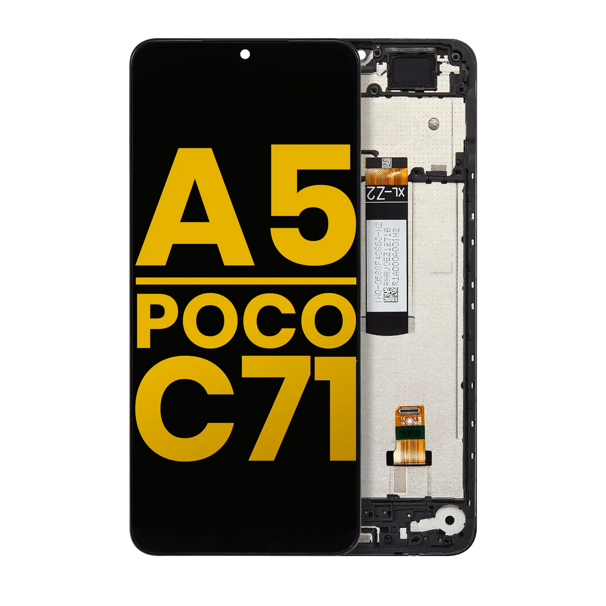 Xiaomi Xiaomi Redmi A5 4G / Xiaomi Poco C71 refurbished LCD display assembly with frame replacement screen - front product view 1