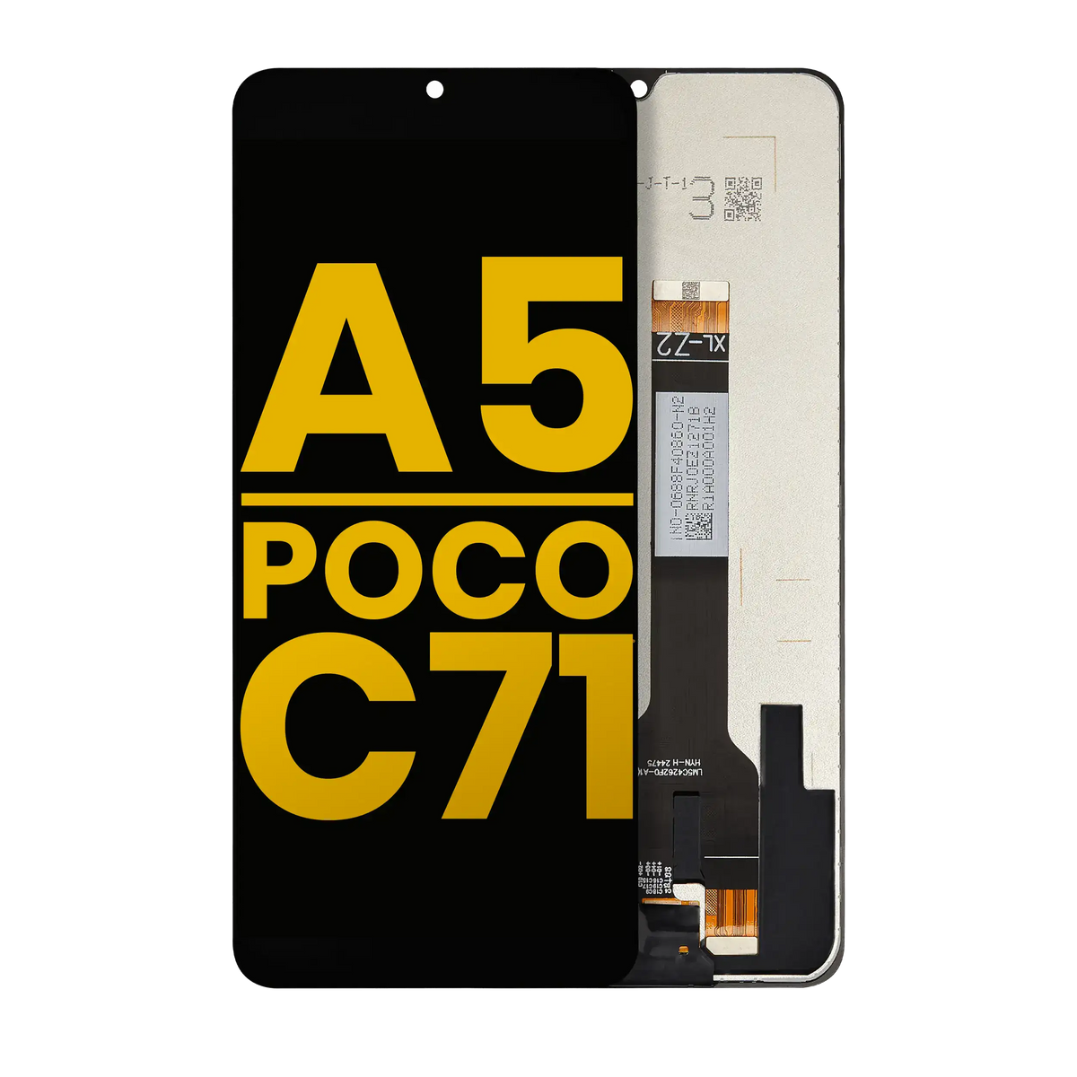 Xiaomi Xiaomi Redmi A5 4G / Xiaomi Poco C71 refurbished LCD display assembly without frame replacement screen - front product view 1
