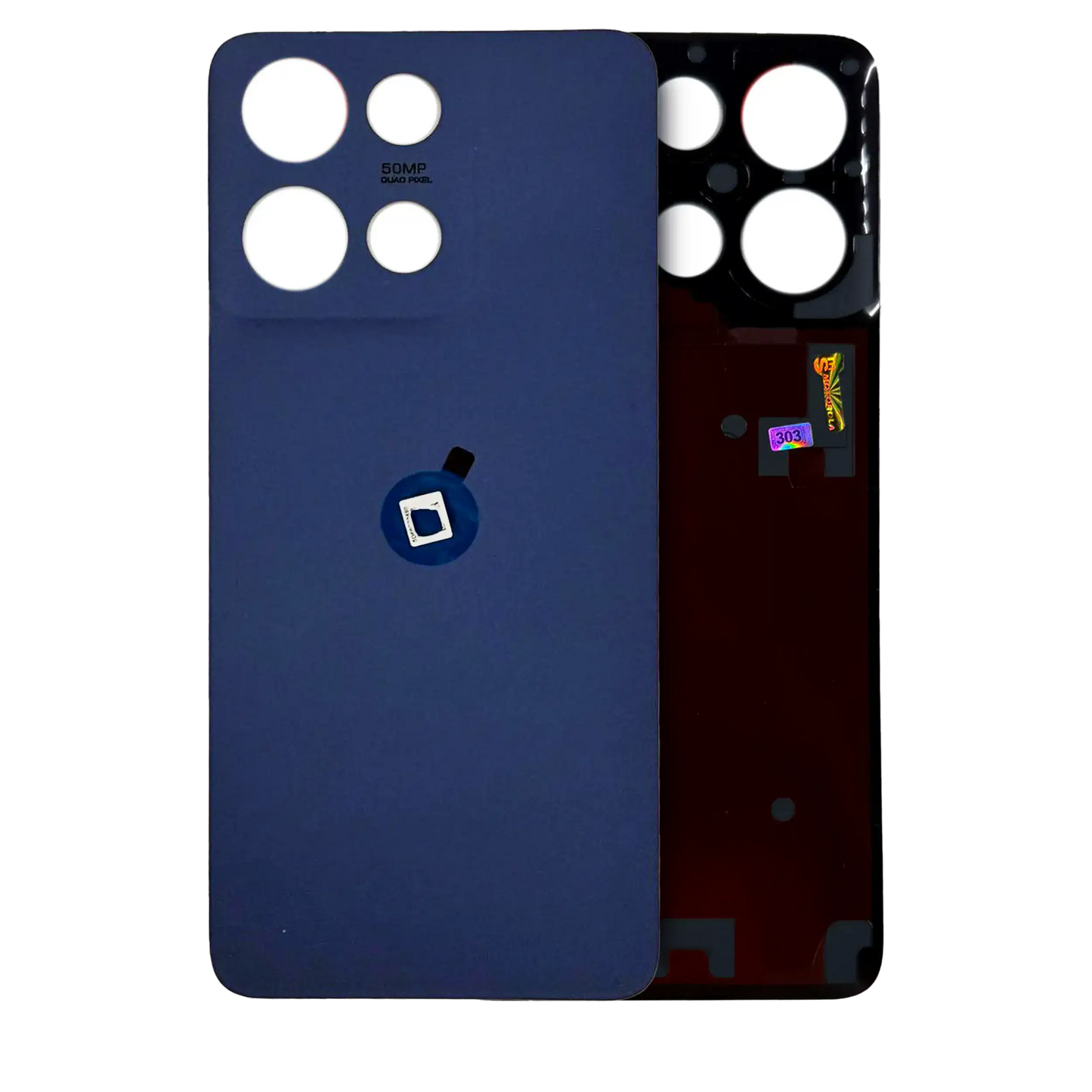 Back Cover Glass For Motorola Moto G 5G (XT2513 / 2025) (Genuine OEM) (Sapphire Blue) replacement part SKU 107082546525 image 1