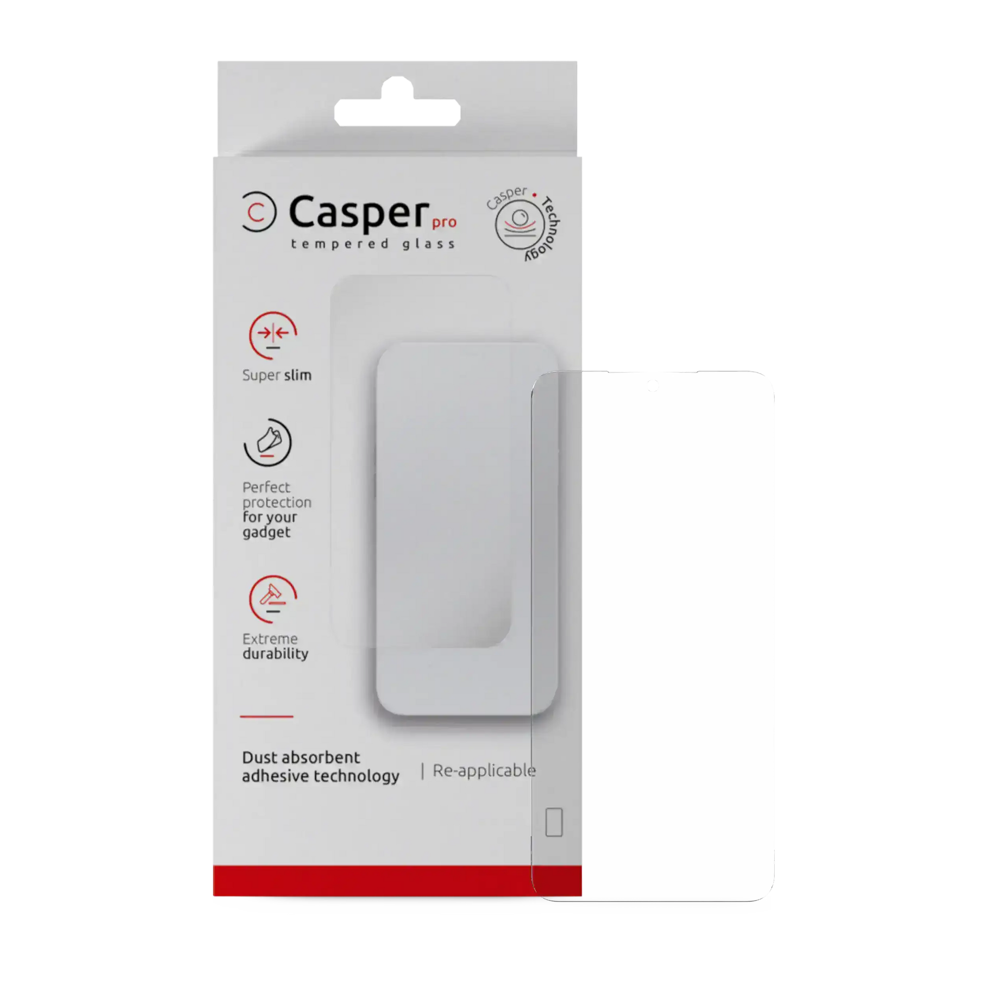 Casper Pro Tempered Glass For Motorola Moto G 5G (XT2513 / 2025) (Retail Pack) (Clear) replacement part SKU 107082546475 image 1