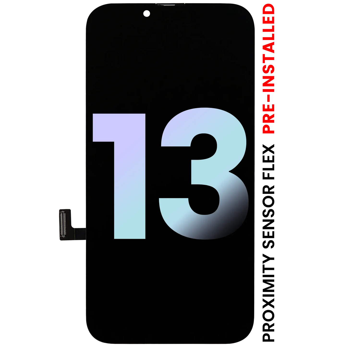 OLED Assembly With Proximity Sensor Flex Pre-Installed For iPhone 13 (Service Pack)