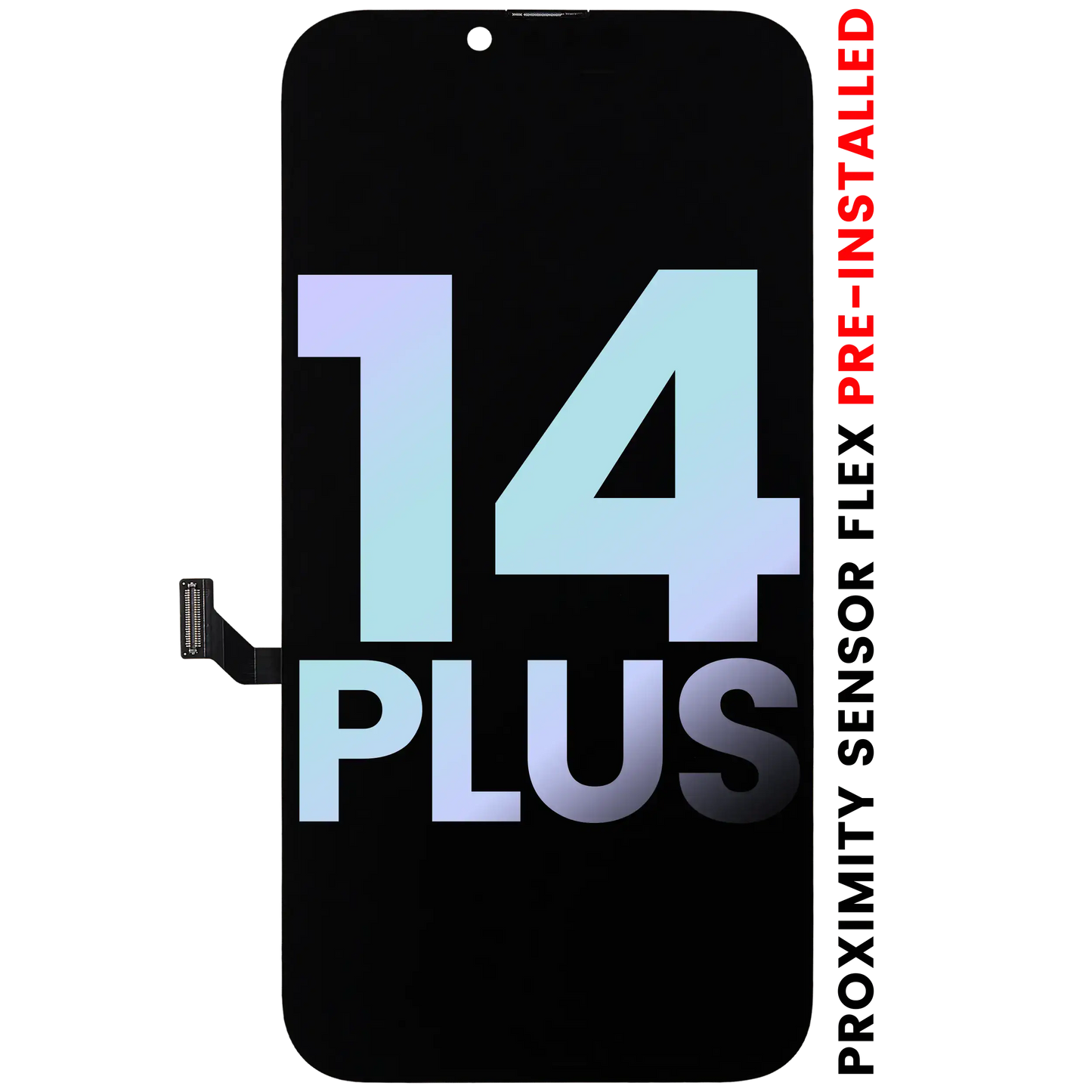 OLED Assembly With Proximity Sensor Flex Pre-Installed For iPhone 14 Plus (Service Pack)