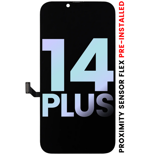 OLED Assembly With Proximity Sensor Flex Pre-Installed For iPhone 14 Plus (Service Pack)