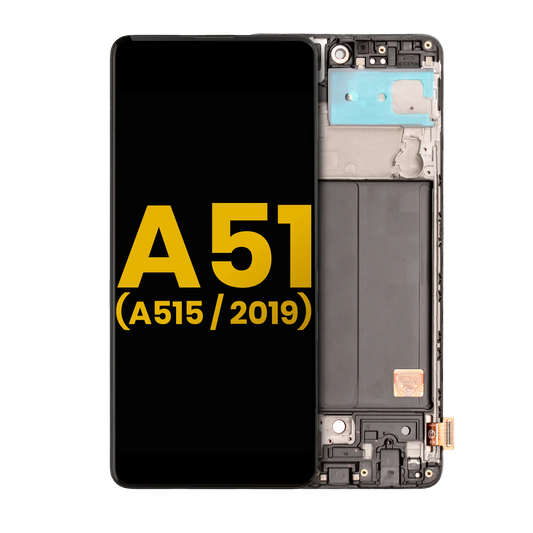 OLED Assembly With Frame For Samsung Galaxy A51 4G (A515 / 2019) (Refurbished) (All Colors) - product image 1