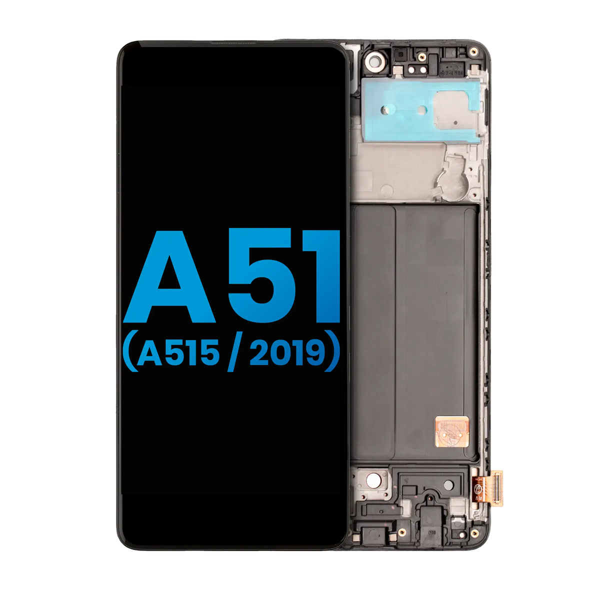 LCD Assembly With Frame For Samsung Galaxy A51 4G (A515 / 2019) ( No Fingerprint Scanner) (Aftermarket: Incell) (All Colors) - product image 1