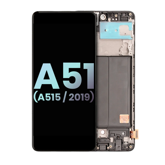 OLED Assembly With Frame For Samsung Galaxy A51 4G (A515 / 2019) (Service Pack) (All Colors) - product image 1