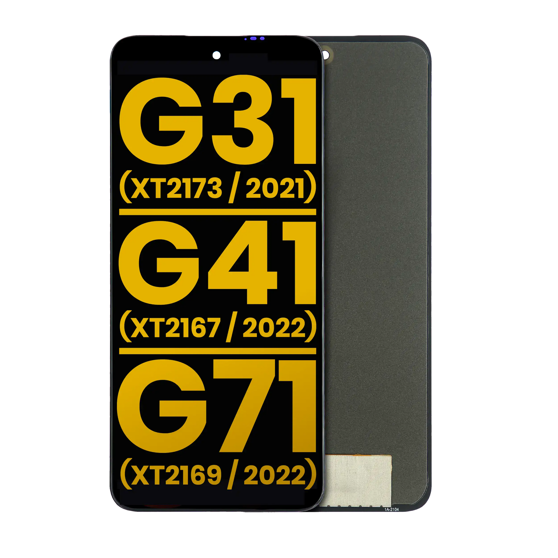 OLED Assembly Without Frame Compatible For Motorola Moto G31 (XT2173 / 2021) / G41 (XT2167 / 2022) / G71 5G (XT2169 replacement part SKU 107085004001 image 1