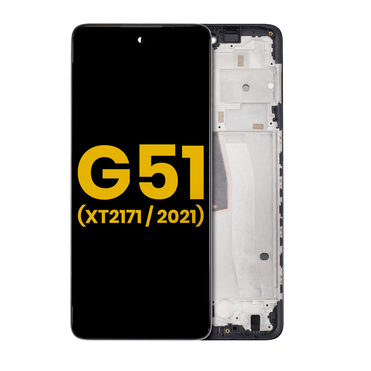 LCD Assembly With Frame For Motorola Moto G51 5G (XT2171 / 2021) (Refurbished) (All Colors) replacement part SKU 107082089401 image 1