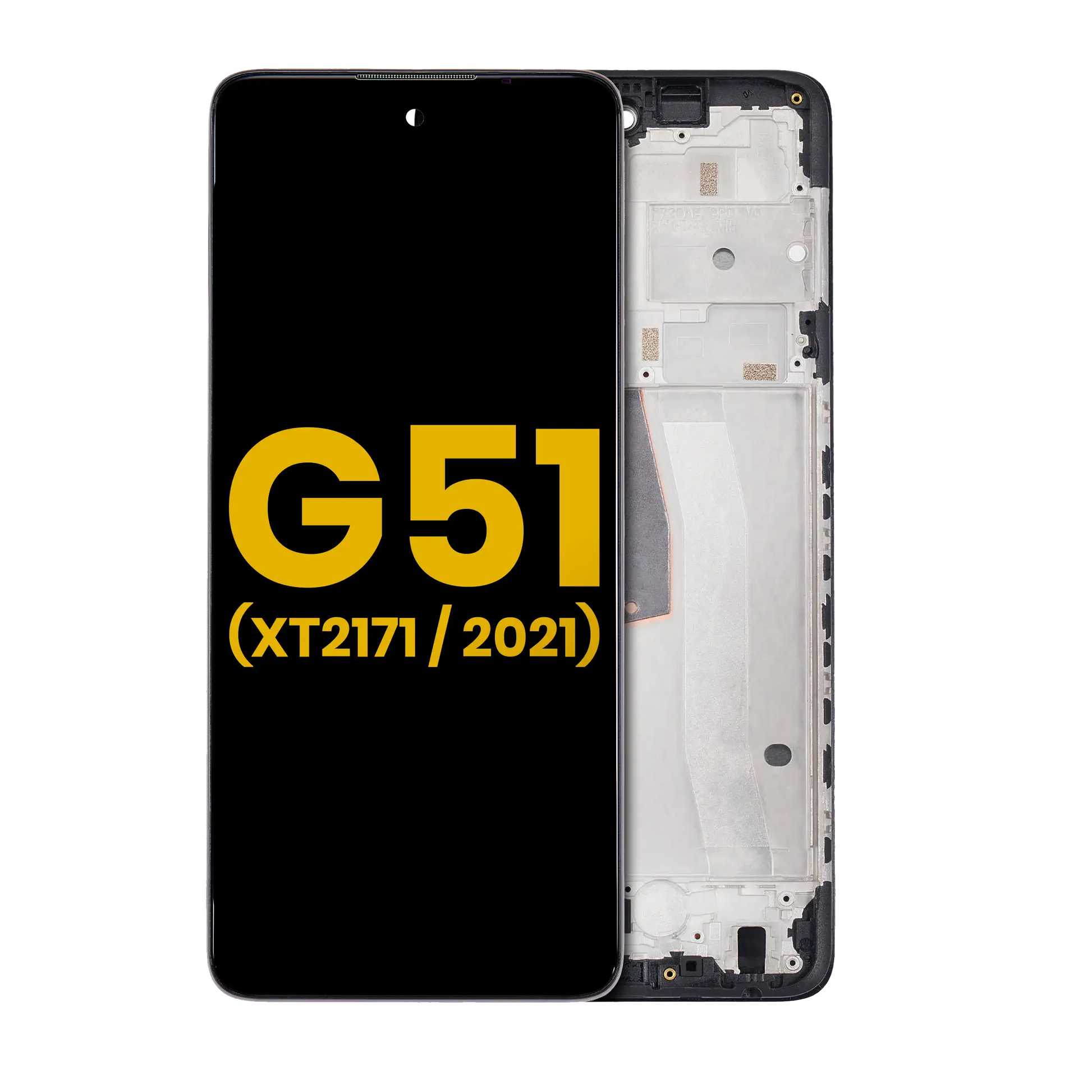 LCD Assembly With Frame For Motorola Moto G51 5G (XT2171 / 2021) (Refurbished) (All Colors) replacement part SKU 107082089401 image 1
