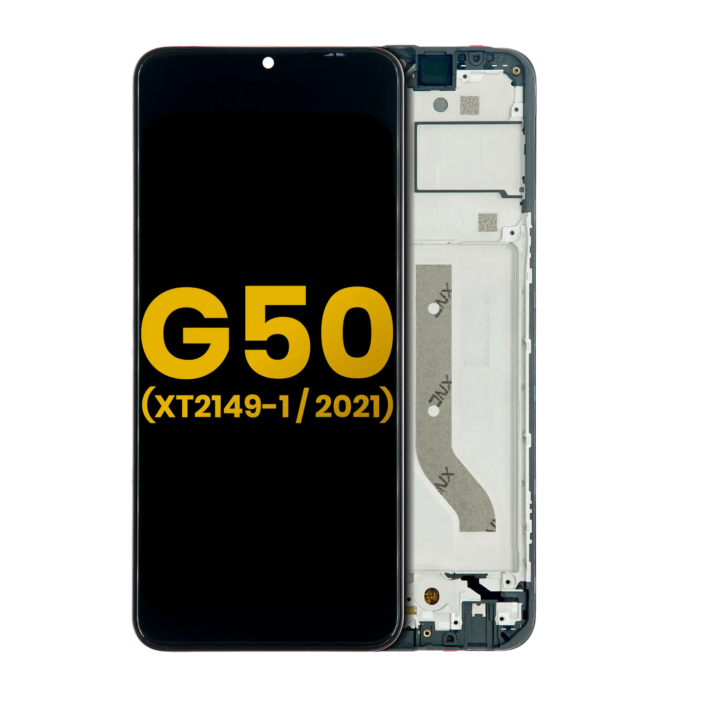 LCD Assembly With Frame For Motorola Moto G50 5G (XT2149-1 / 2021) (Refurbished) (All Colors) replacement part for compatible Motorola phone, SKU 107082089303, product image 1
