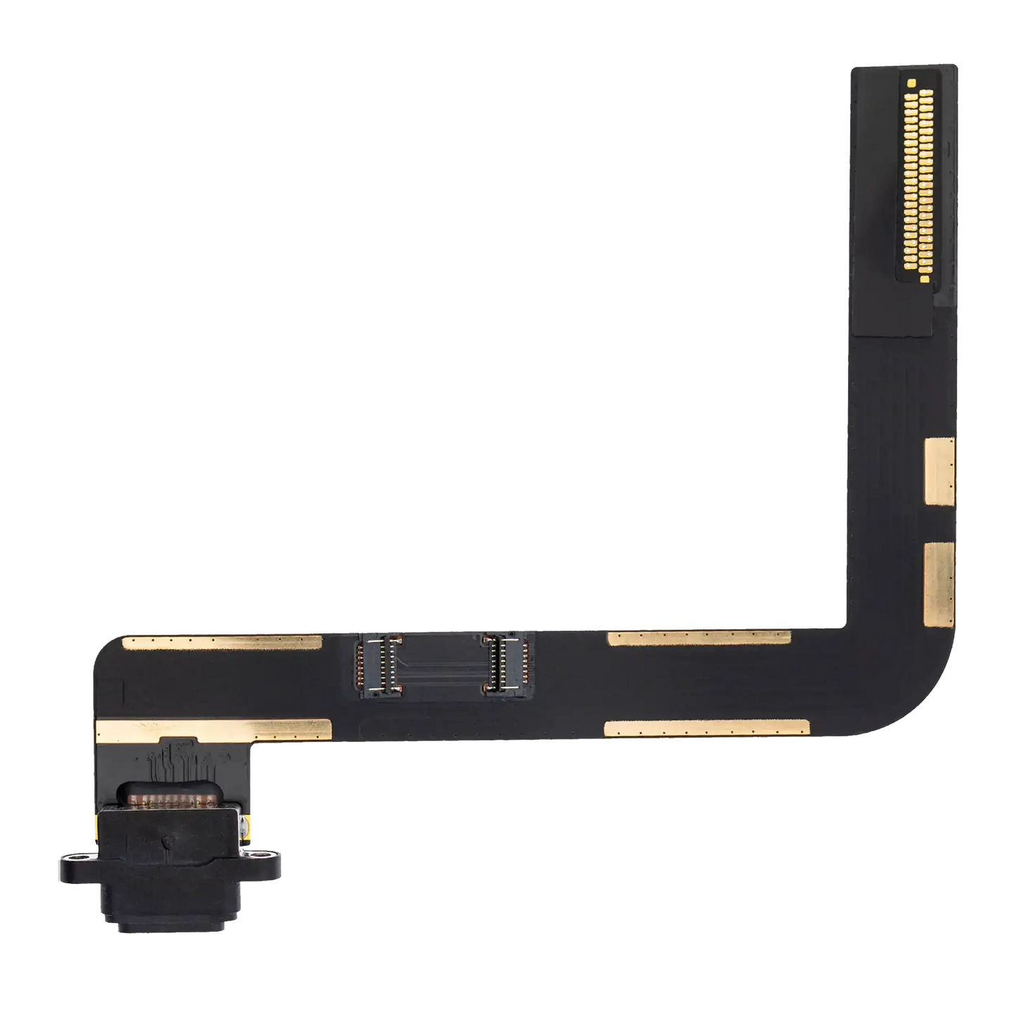 Charging Port Flex Cable For iPad 7 (2019) / iPad 8 (2020) / iPad 9 (2021) (Black) (Aftermarket Plus)