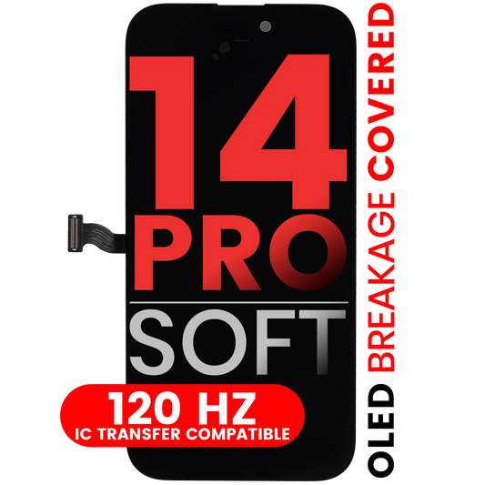 OLED Assembly For iPhone 14 Pro (Aftermarket Pro: XO7 Soft) (120HZ)