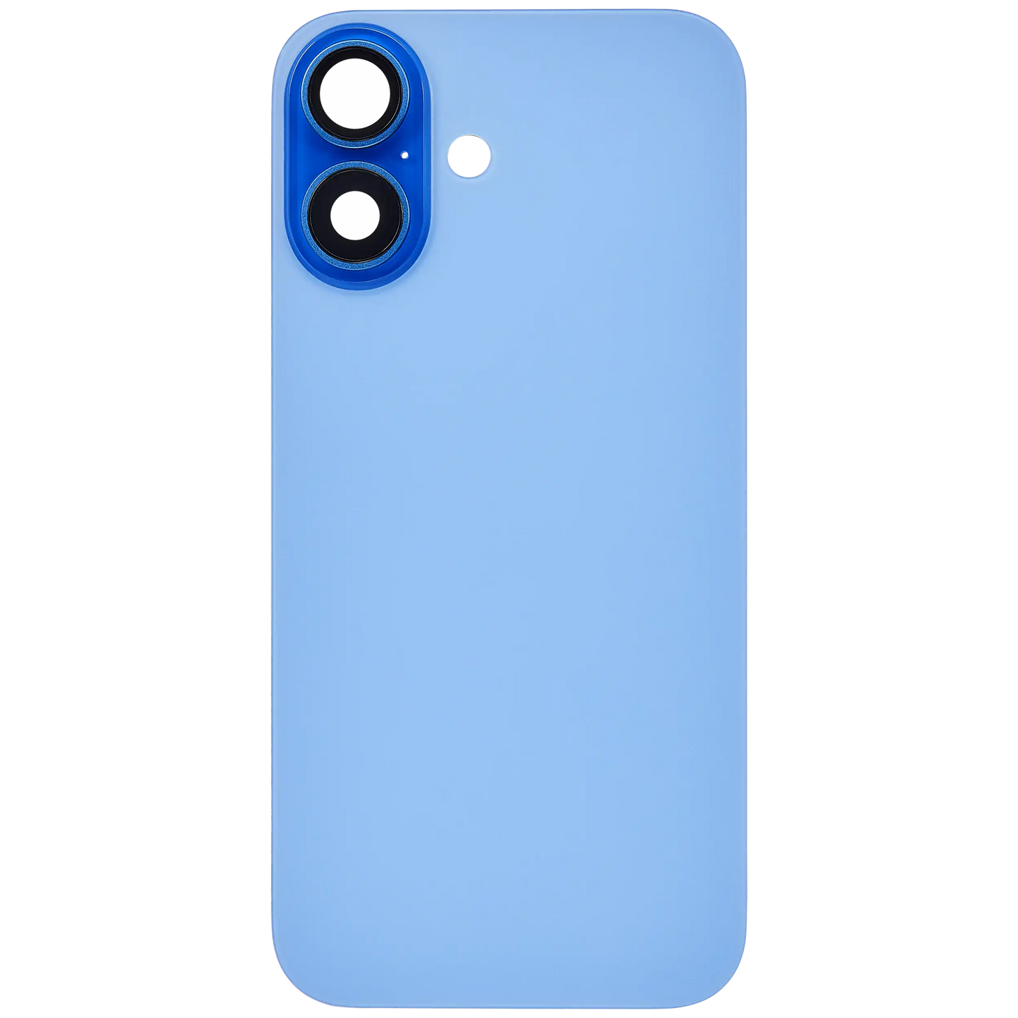 Back Glass w/ MagSafe Magnet For iPhone 16 (Aftermarket) (Ultramarine) (No Logo)