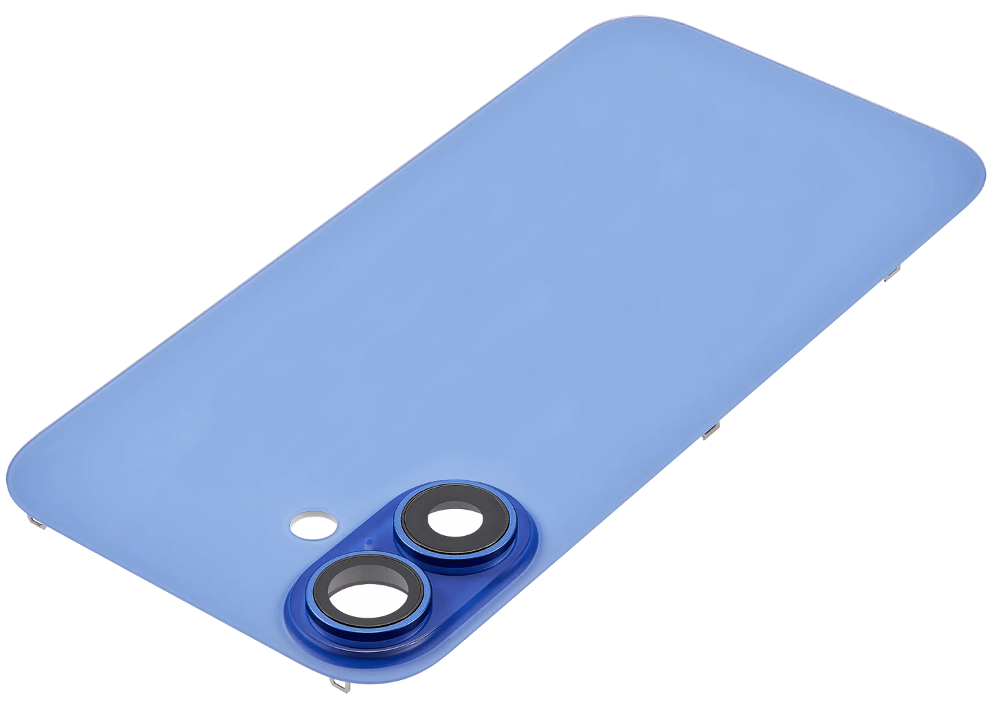 Back Glass w/ MagSafe Magnet For iPhone 16 (Aftermarket) (Ultramarine) (No Logo)