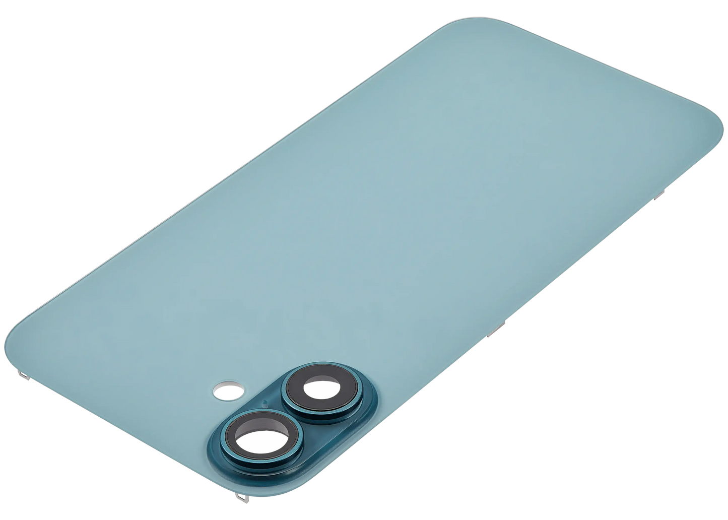 Back Glass w/ MagSafe Magnet For iPhone 16 Plus (Aftermarket) (Teal) (No Logo)