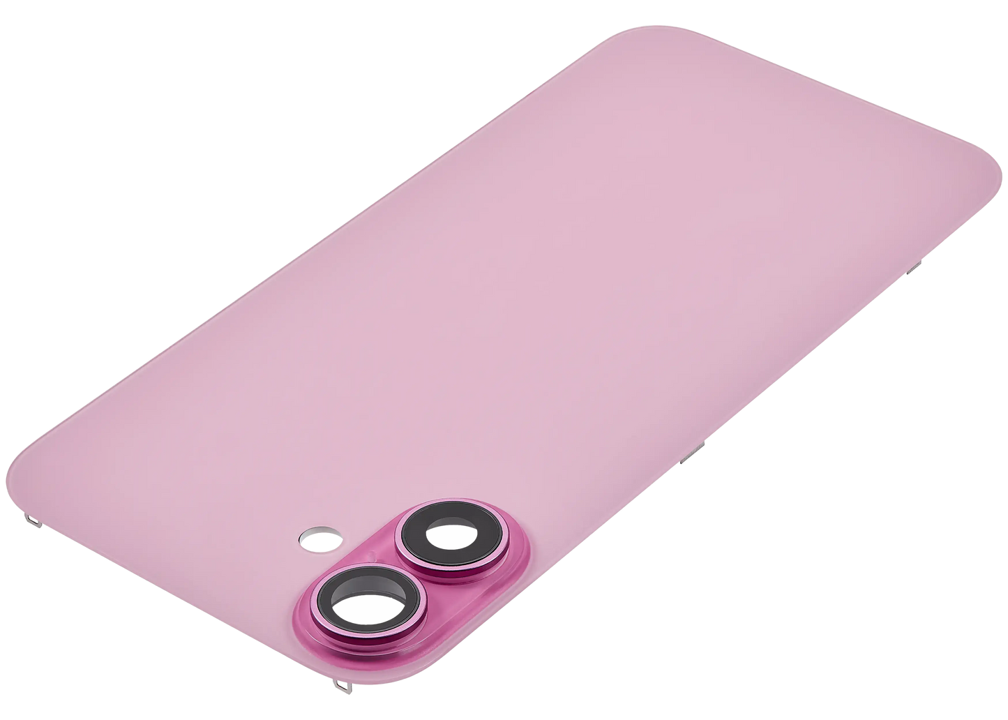Back Glass w/ MagSafe Magnet For iPhone 16 Plus (Aftermarket) (Pink) (No Logo)
