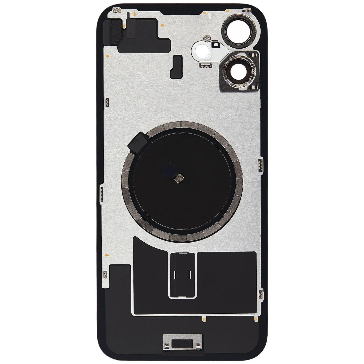 Back Glass w/ MagSafe Magnet For iPhone 16 Plus (Aftermarket) (Ultramarine) (No Logo)