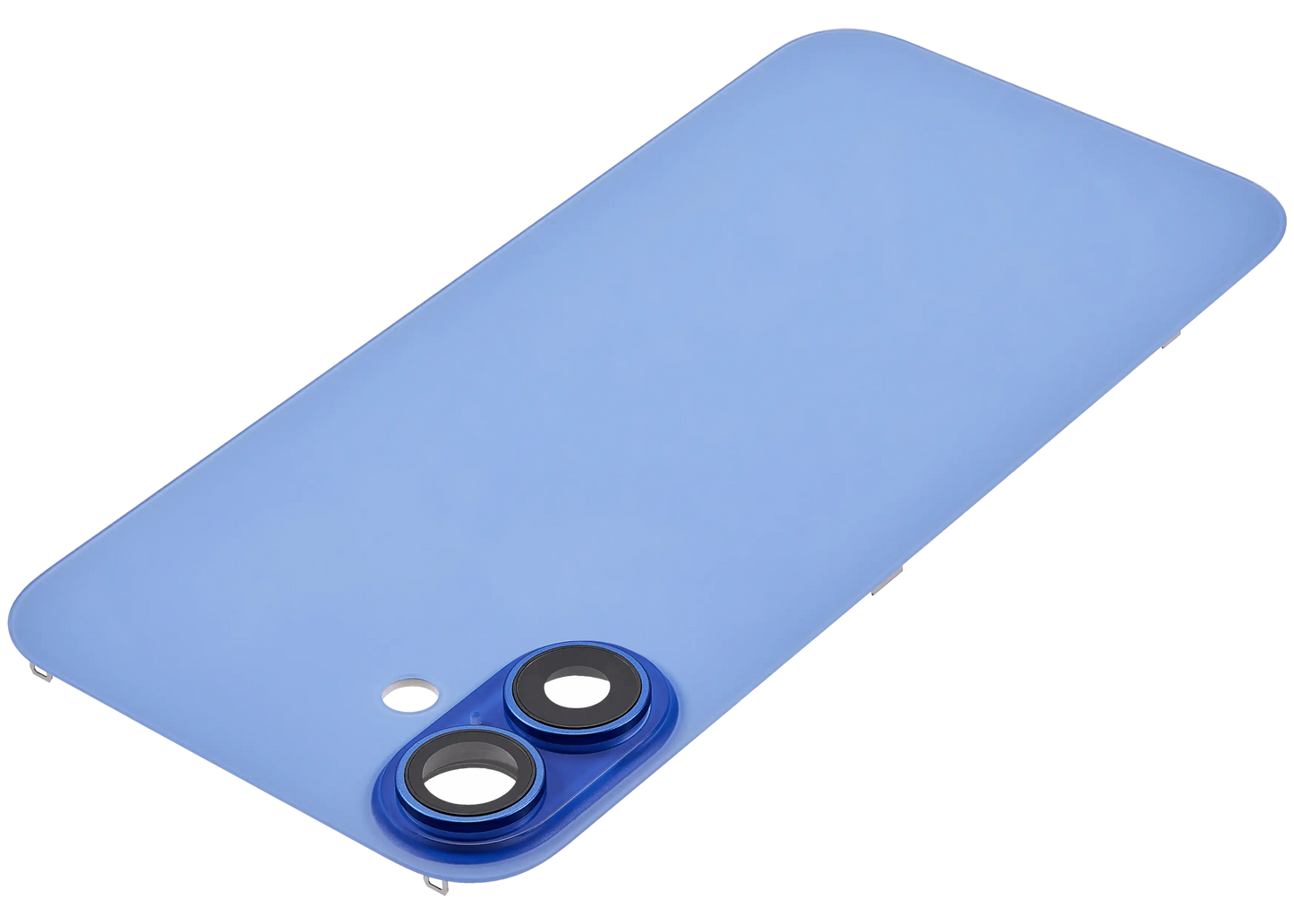 Back Glass w/ MagSafe Magnet For iPhone 16 Plus (Aftermarket) (Ultramarine) (No Logo)