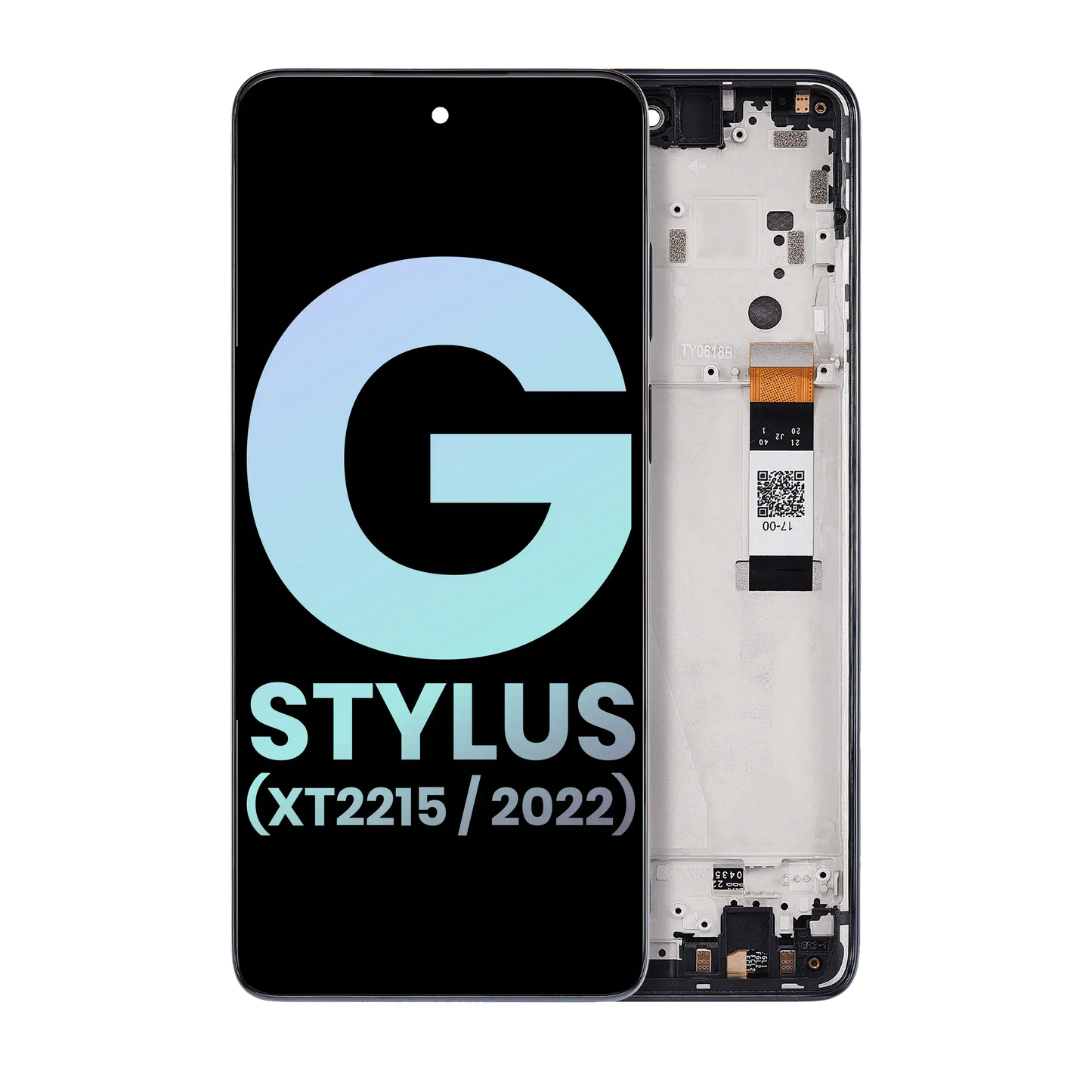 LCD Assembly With Frame For Motorola Moto G Stylus 5G (XT2215 / 2022) (Genuine OEM) (Steel Blue) replacement part SKU 107081017125 image 1