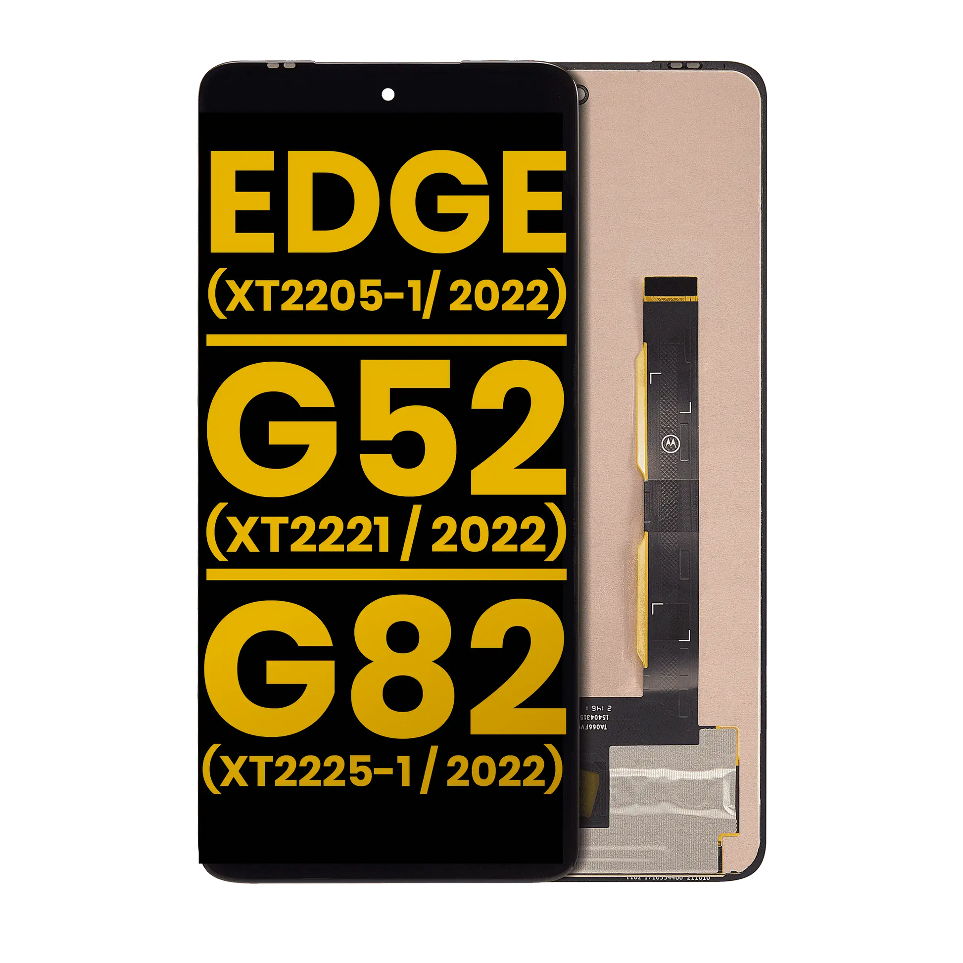 OLED Assembly Without Frame For Motorola Moto Edge (XT2205-1/ 2022) / G52 (XT2221 / 2022) / G82 5G (XT2225-1 / 2022) replacement part SKU 107082138501 image 1