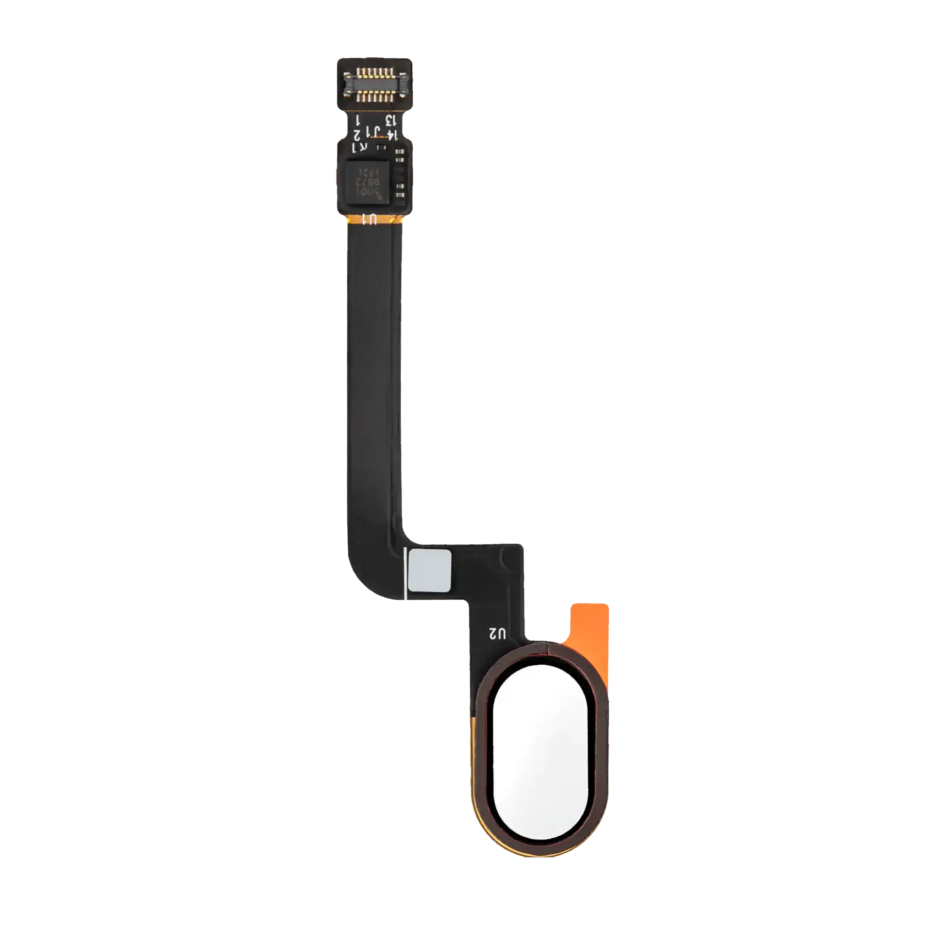Home Button With Fingerprint Sensor Flex Cable For Motorola Moto G5S (XT1797 / 2017) (White) | compatible mobile phone replacement part | SKU 107082016552 | product image 1