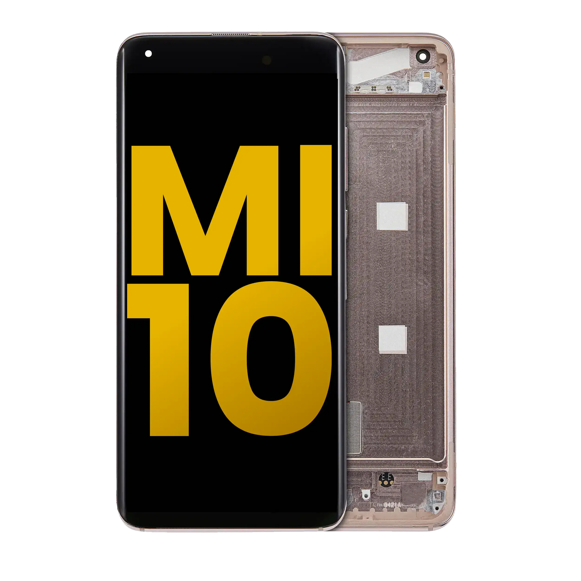 OLED Assembly With Frame For Xiaomi Mi 10 5G (Refurbished) (Peach Gold) - replacement part product image SKU 107082114702 - image 1