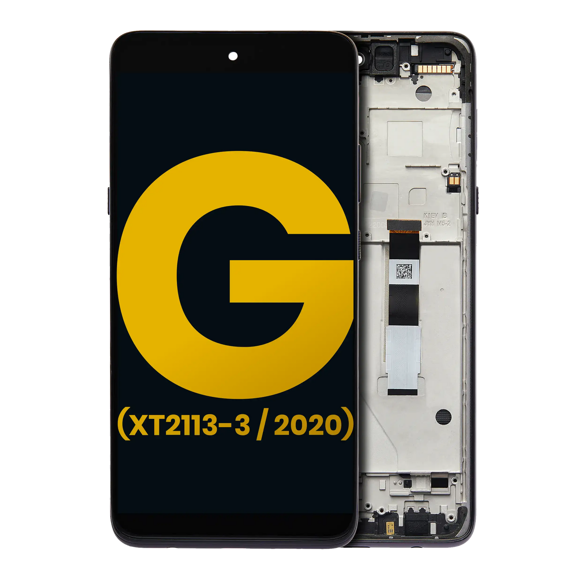 LCD Assembly With Frame For Motorola Moto G 5G (XT2113-3 / 2020) (Refurbished) (Volcanic Gray) replacement part for compatible Motorola phone, SKU 107082088601, product image 1