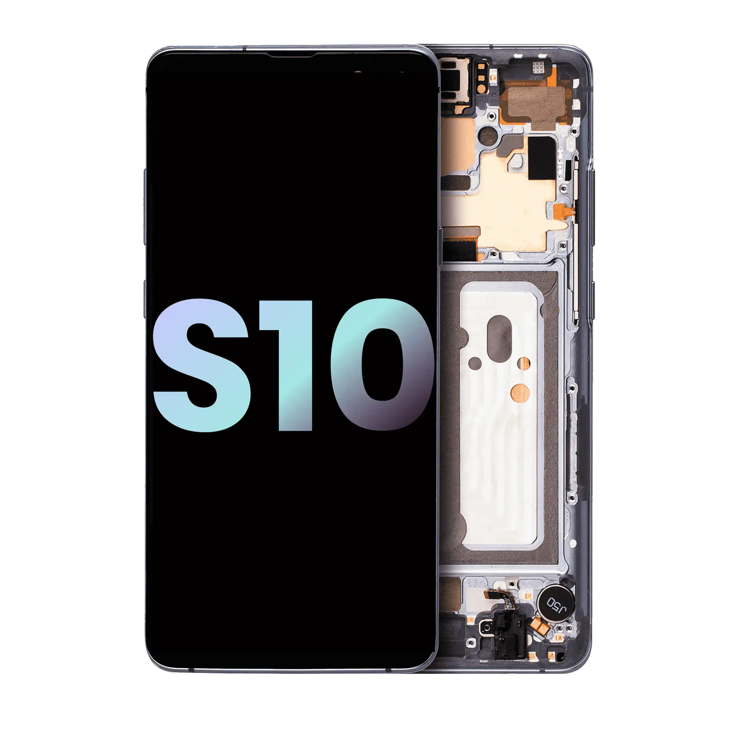 OLED Assembly With Frame For Samsung Galaxy S10 5G (Service Pack) (Majestic Black)