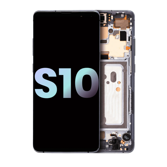 OLED Assembly With Frame For Samsung Galaxy S10 5G (Service Pack) (Majestic Black)