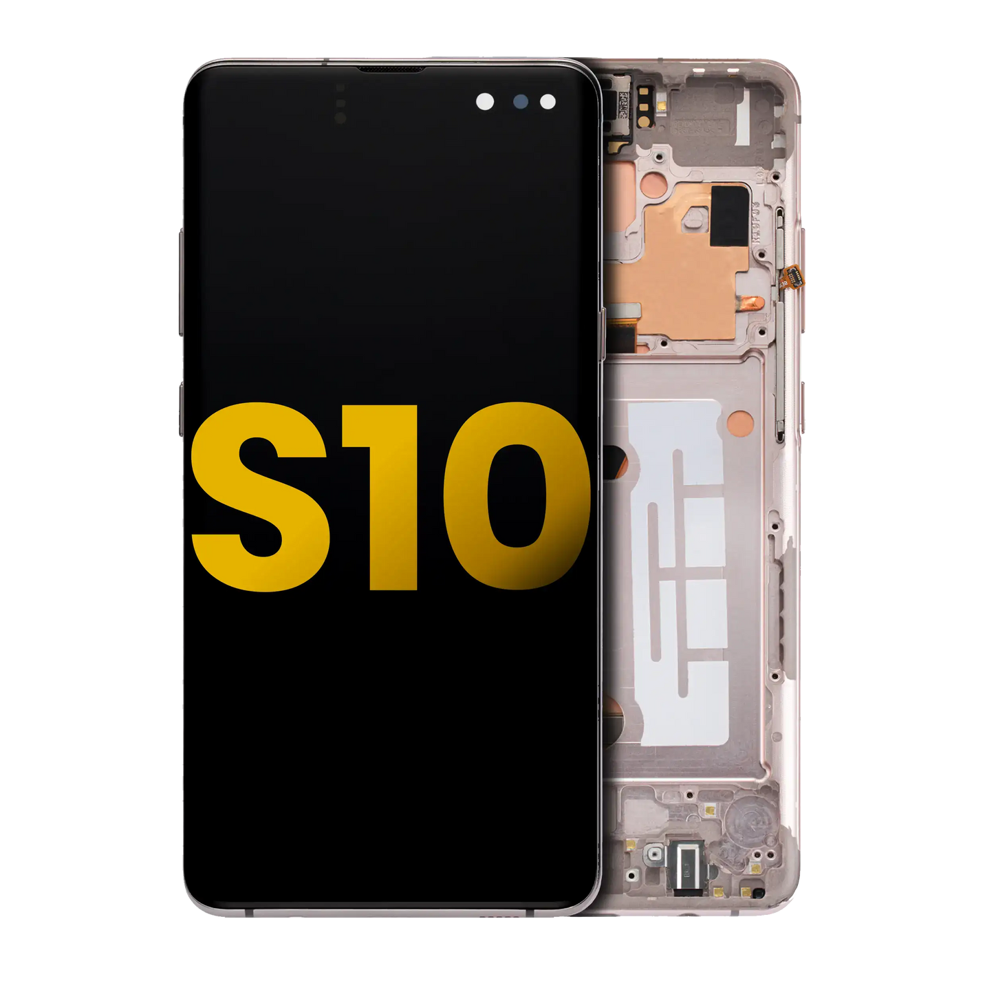 OLED Assembly With Frame For Samsung Galaxy S10 5G (Refurbished) (Royal Gold)