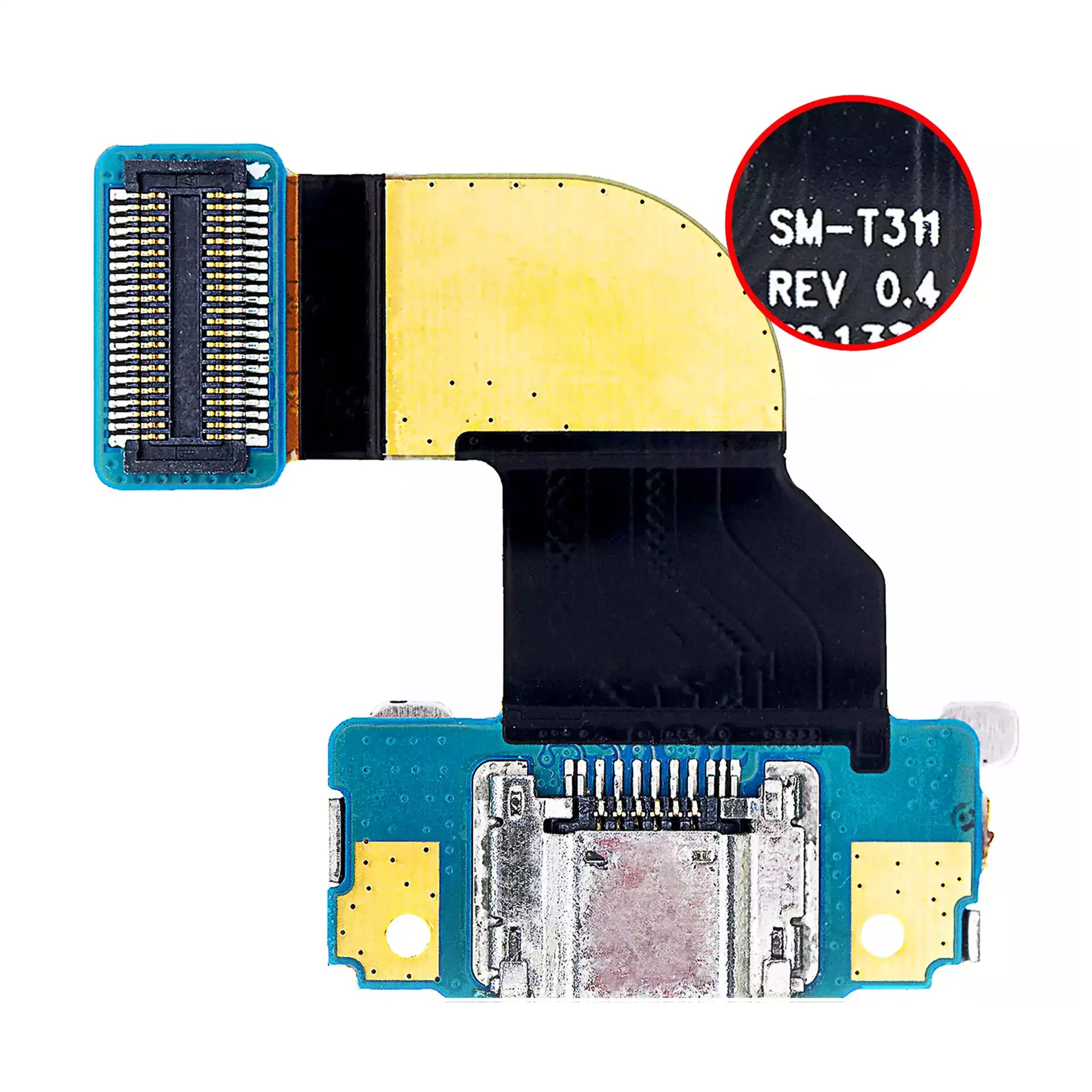 Charging Port Flex Cable For Samsung Galaxy Tab 3 8.0" (T311 / T310 /T315) (Premium) Samsung Galaxy Tab replacement part image 1