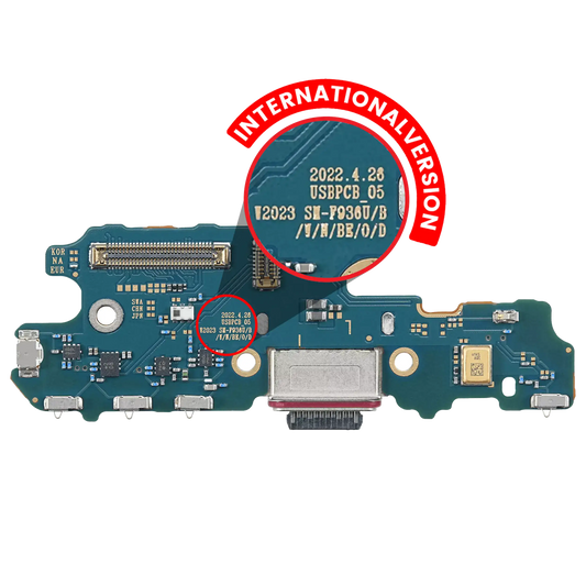 Charging Port Board For Samsung Galaxy Z Fold 4 (F936B) (International Version) (Premium) side angle