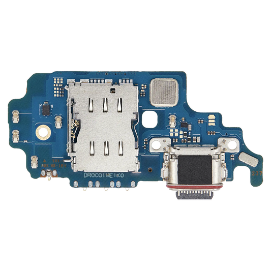 Charging Port Board With Sim Card Reader For Samsung Galaxy S21 Ultra 5G (G9980) (Asia Version) (Premium)