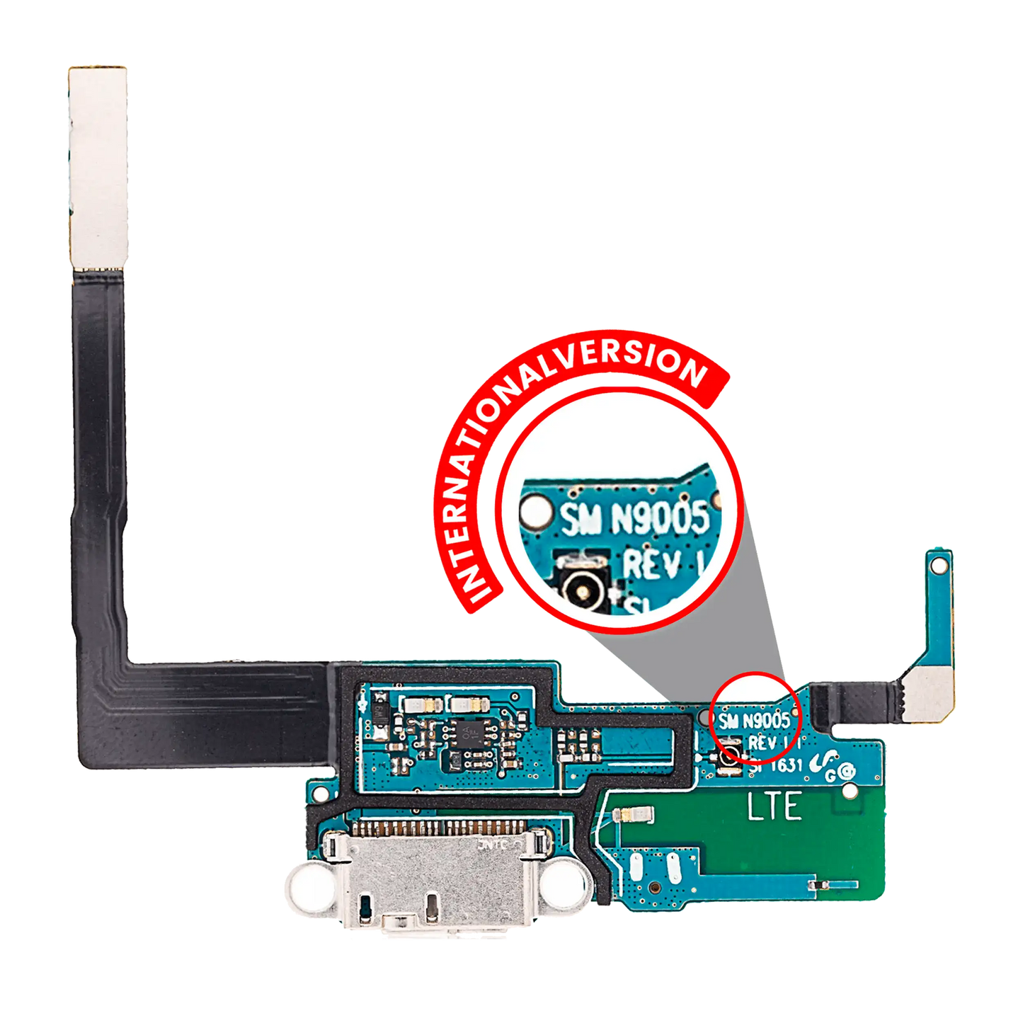 Charging Port Flex Cable For Samsung Galaxy Note 3 (N9005) (International Version)