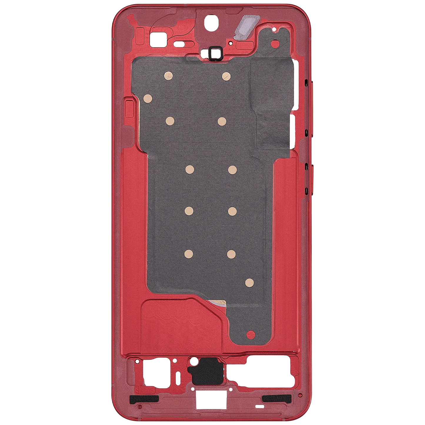 Mid-Frame Housing For Samsung Galaxy S25 5G (US & International Version) (Coral Red)