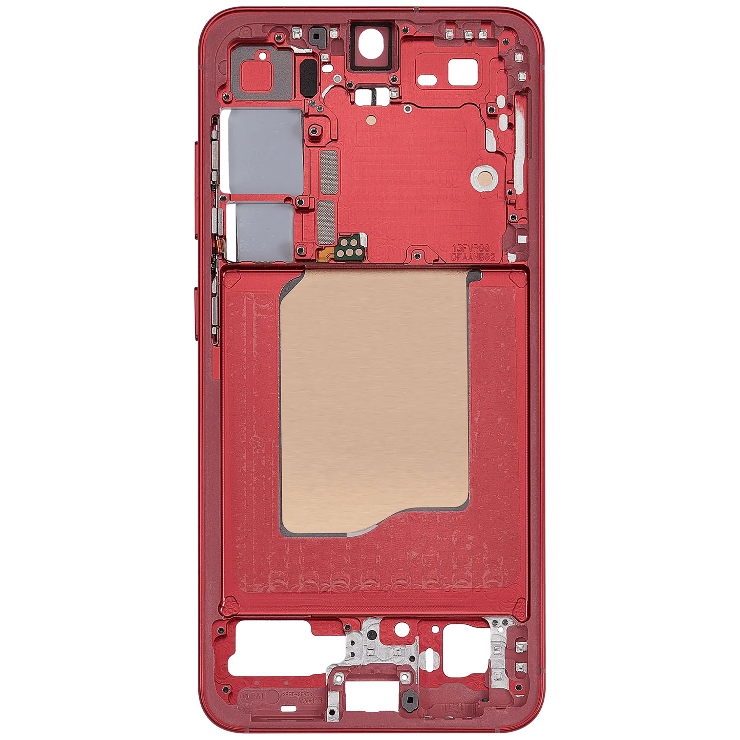 Mid-Frame Housing For Samsung Galaxy S25 5G (US & International Version) (Coral Red)