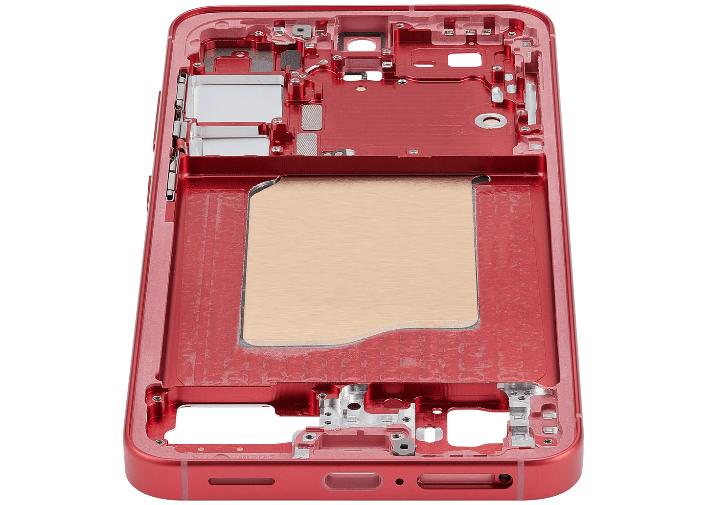 Mid-Frame Housing For Samsung Galaxy S25 5G (US & International Version) (Coral Red)