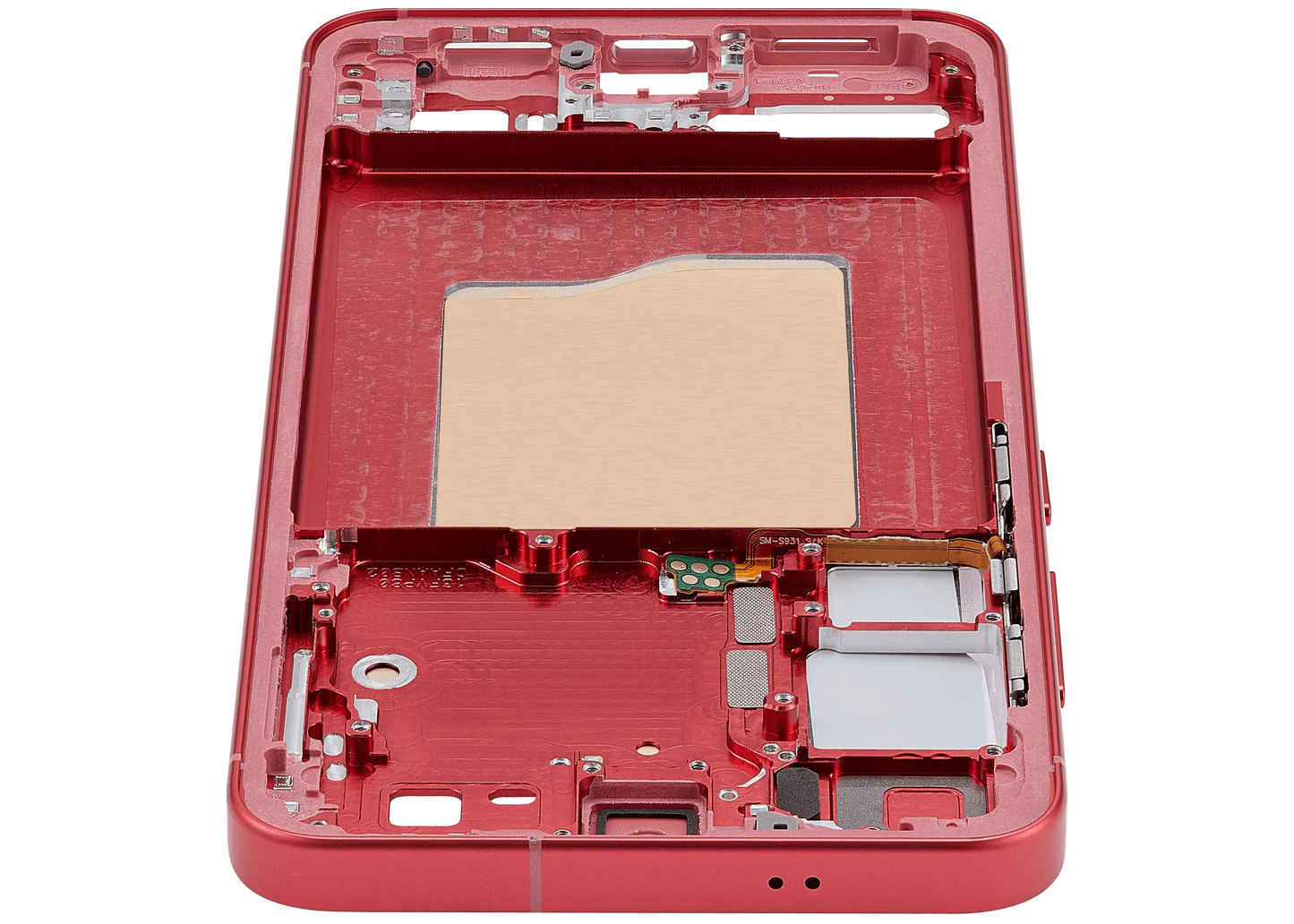 Mid-Frame Housing For Samsung Galaxy S25 5G (US & International Version) (Coral Red)