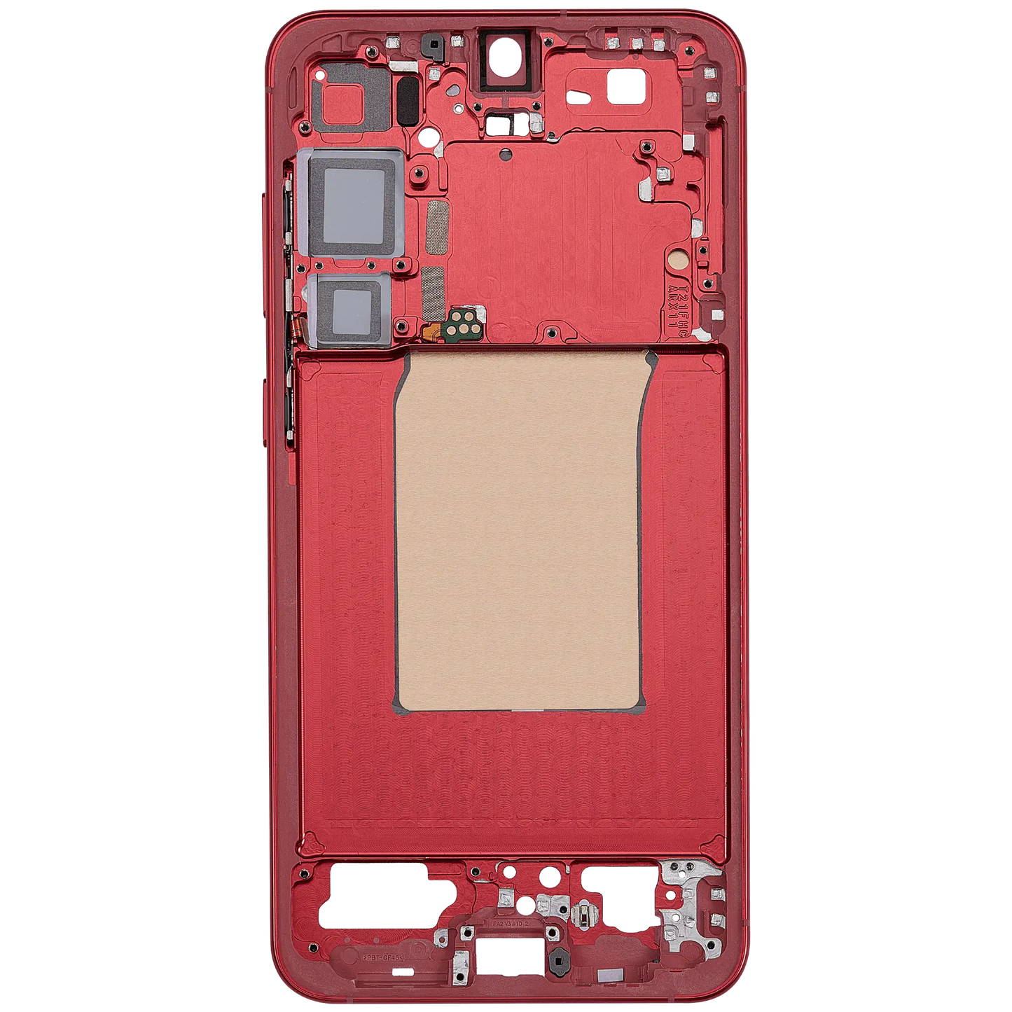 Mid-Frame Housing For Samsung Galaxy S25 Plus 5G (US & International Version) (Coral Red)