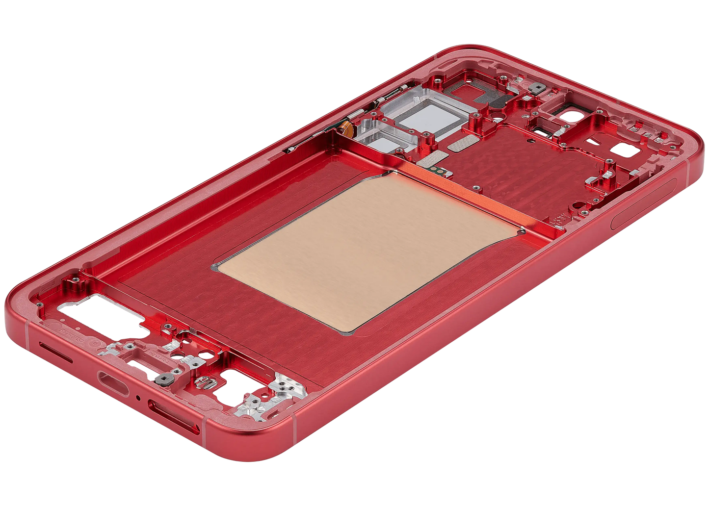 Mid-Frame Housing For Samsung Galaxy S25 Plus 5G (US & International Version) (Coral Red)