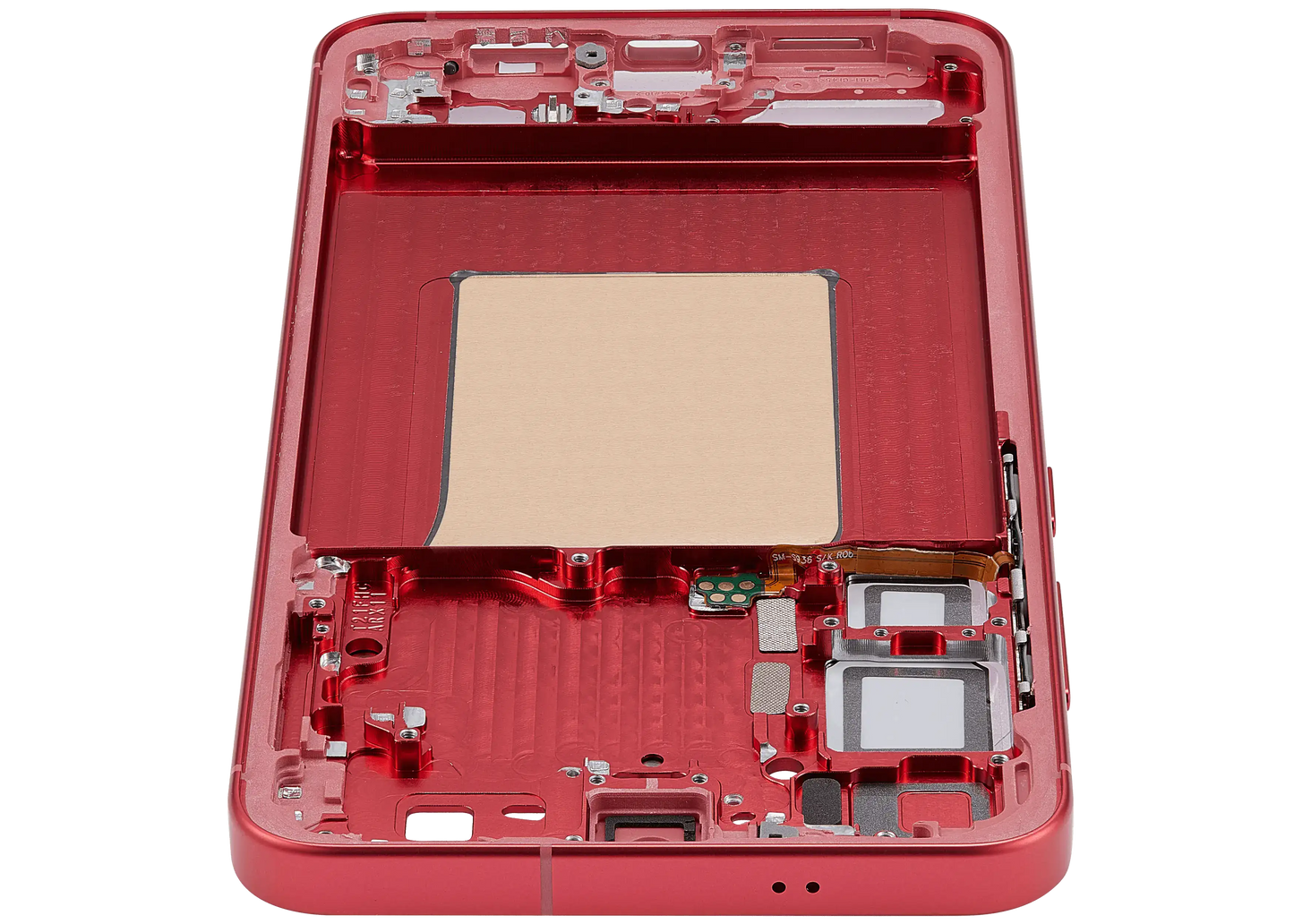 Mid-Frame Housing For Samsung Galaxy S25 Plus 5G (US & International Version) (Coral Red)