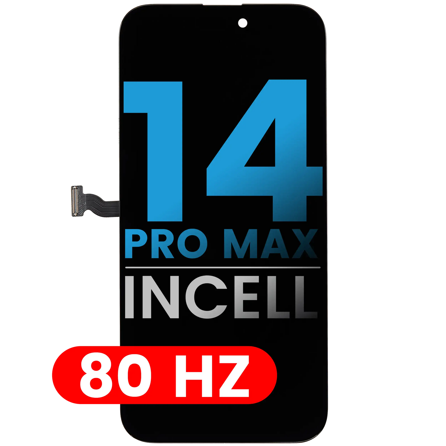 LCD Assembly For iPhone 14 Pro Max (Aftermarket: AQ7 / Incell) (80HZ)