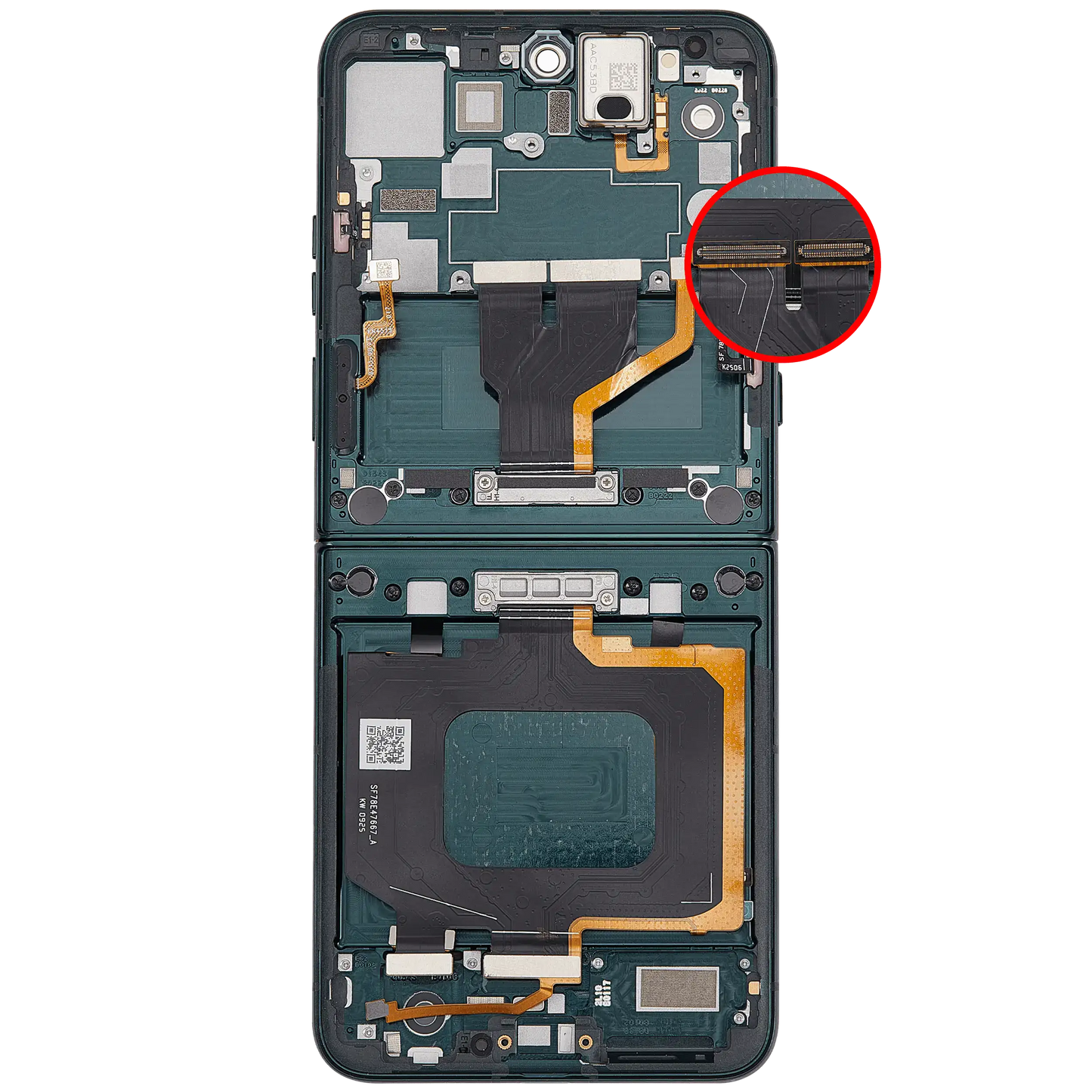 OLED Assembly With Frame For Motorola Razr Ultra 2025 (XT2551 / 2025) / Razr 60 Ultra - Motorola replacement part image 9