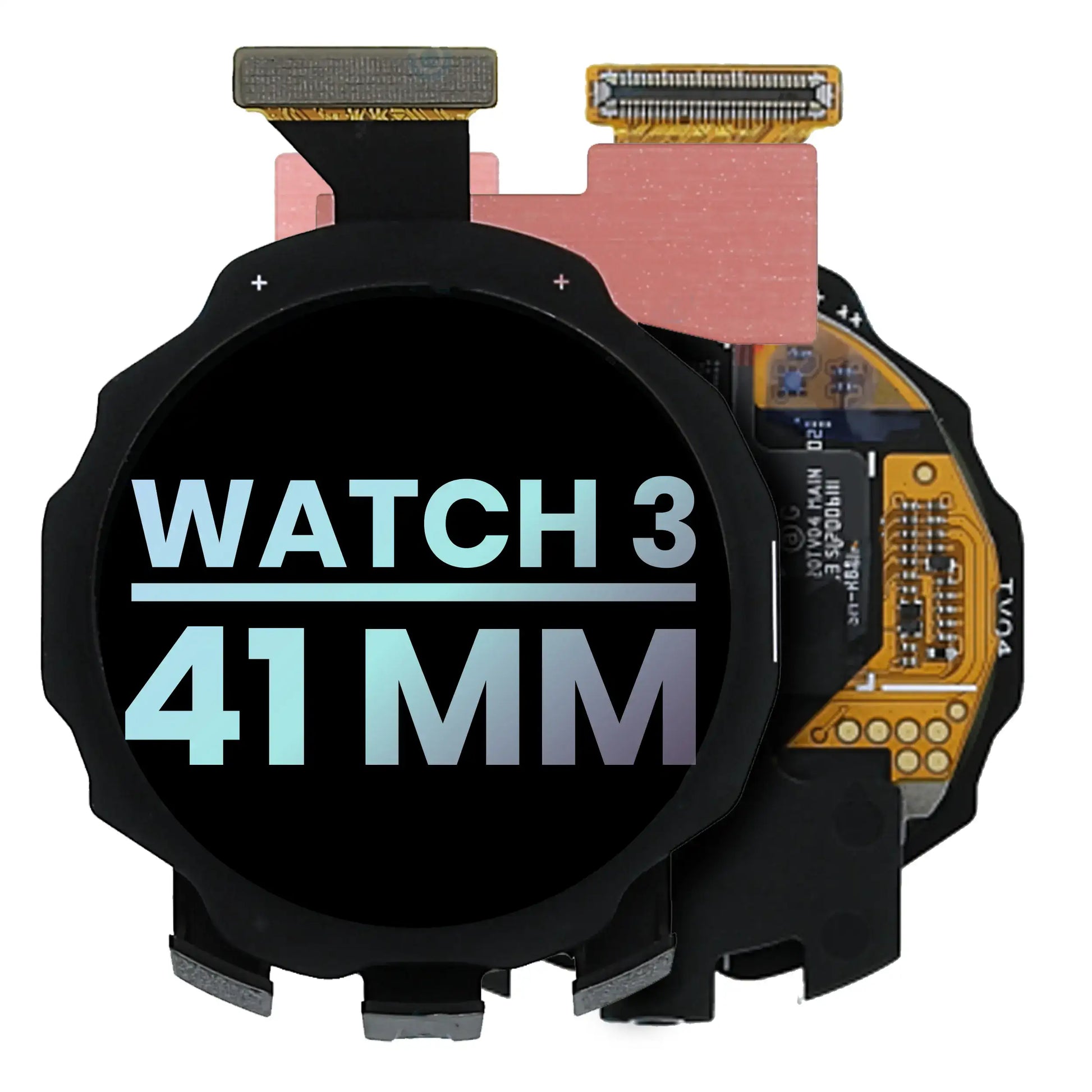 LCD Assembly For Samsung Galaxy Watch 3 (41MM) (Service Pack) (Black) - Samsung watch replacement part product image 1