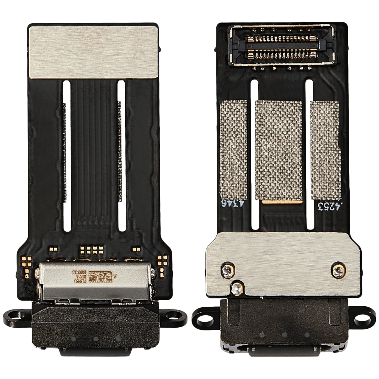 Charging Port Flex Cable For iPad Mini 7 (2024) (WiFi / Cellular) (Aftermarket Plus) (Space Gray)